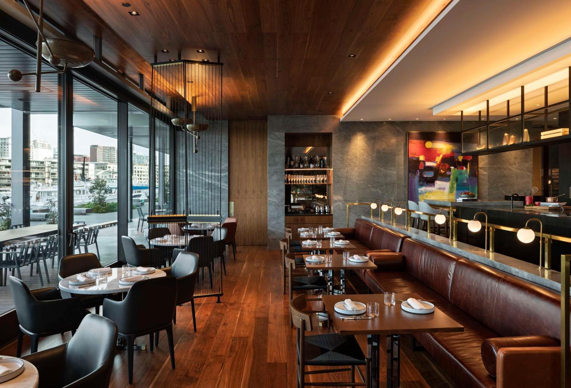Отель Park Hyatt Окленд Экстерьер фото Interior of the restaurant